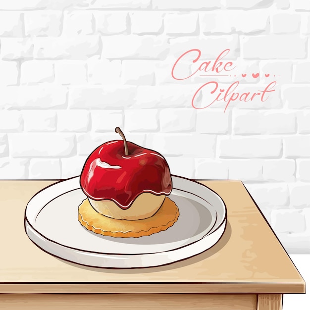 A drawing of cakes and cakes from the past