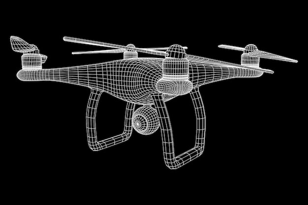 Dron de aire de control remoto