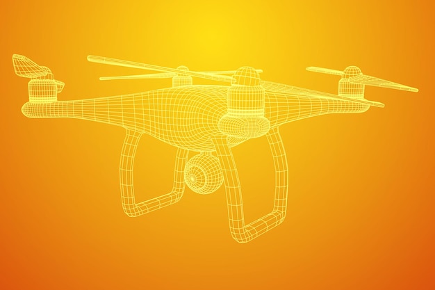 Dron de aire de control remoto