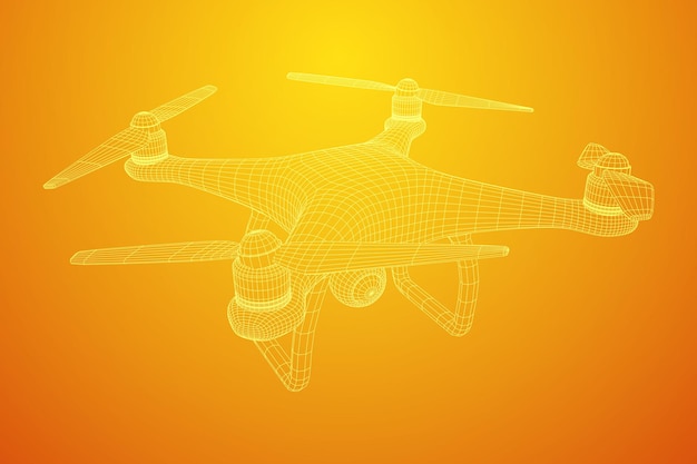 Dron de aire de control remoto