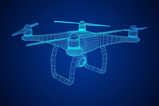 Dron de aire de control remoto