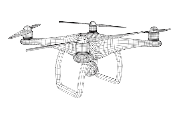 Dron de aire de control remoto