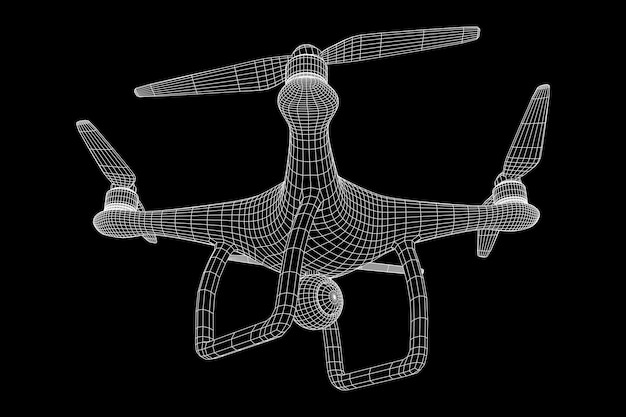 Dron de aire de control remoto
