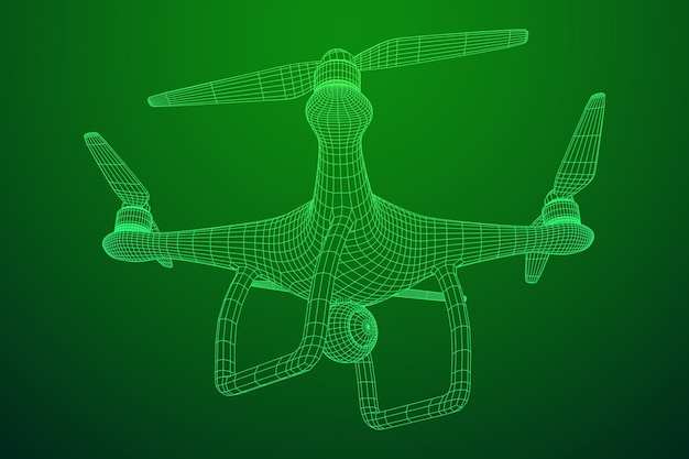 Dron de aire de control remoto