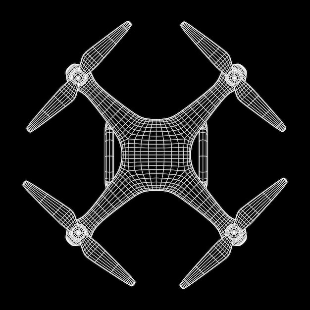 Dron de aire de control remoto