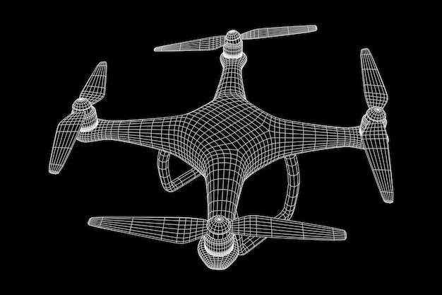 Dron de aire de control remoto