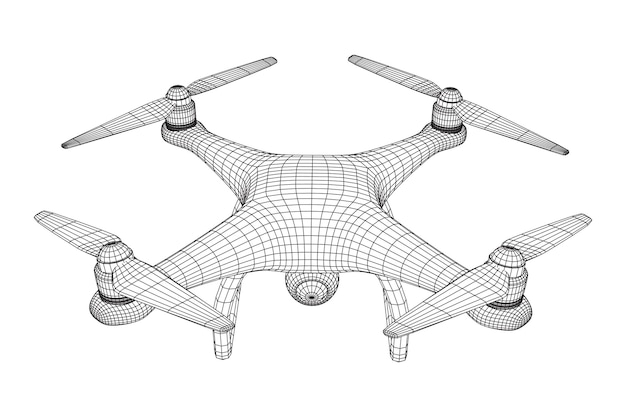Dron de aire de control remoto