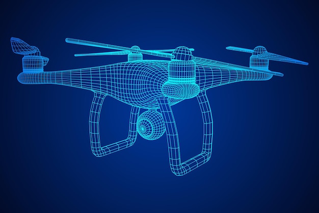 Dron de aire de control remoto