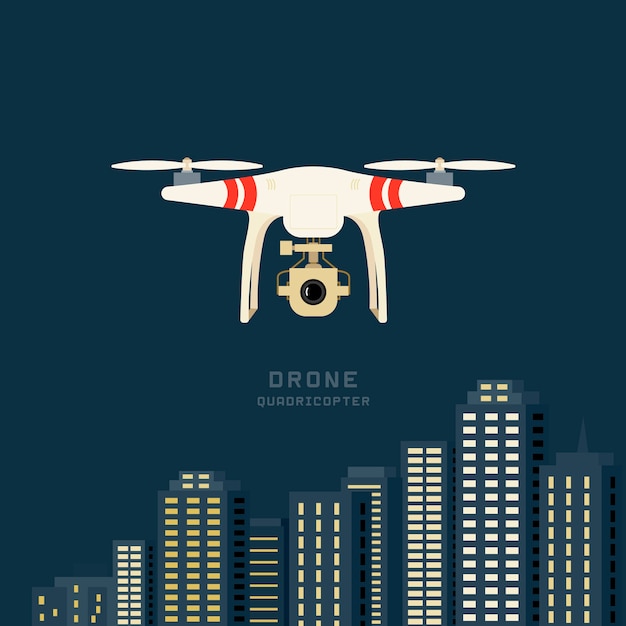 Drone aéreo remoto