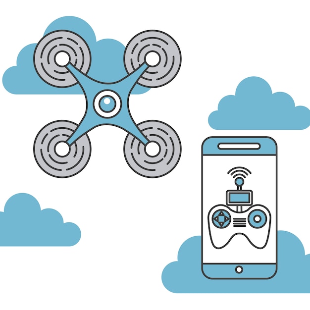 Drone juego divertido