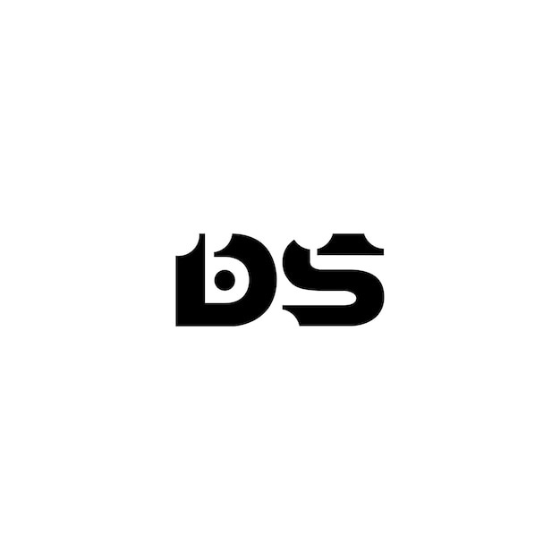 DS monograma logotipo diseño carta texto nombre símbolo monocromo logotipo alfabeto carácter simple logotipo