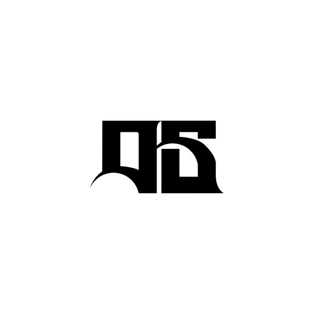 DS monograma logotipo diseño carta texto nombre símbolo monocromo logotipo alfabeto carácter simple logotipo