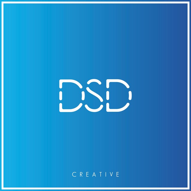 Vector dsd premium vector último diseño de logotipo diseño creativo de logotipo vector ilustración monograma de logotipo mínimo