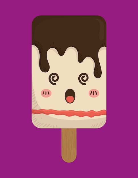 Dulce concepto con diseño de icono
