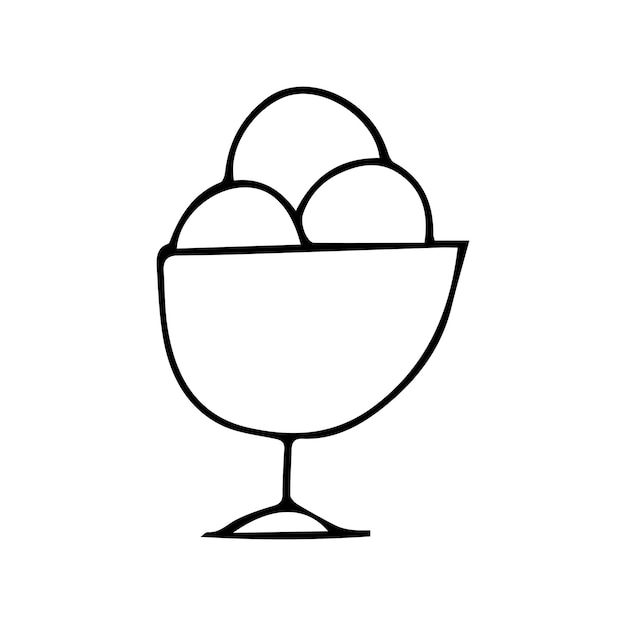 dulces alimentos dulces iconos de colores sobre el tema de dulces dulces helados vector doodle un conjunto de golosinas una plantilla para crear un pastel de cartel un sombrero de pastel hecho de crema