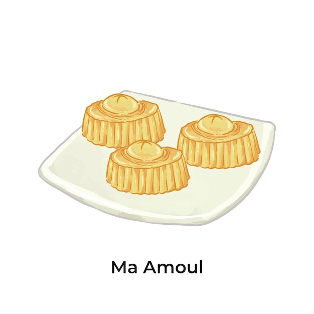 Dulces y postres tradicionales de Oriente Medio Ma Amoul