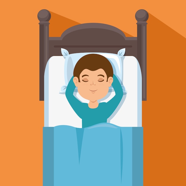 Dulces sueños durmiendo icono