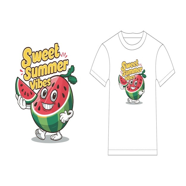 dulces vibraciones de verano diseño de camiseta de verano dibujado a mano letras de mano vintage