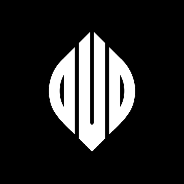 DVO diseño de logotipo de letra de círculo con forma de círculo y elipse DVO letras de elipse con estilo tipográfico Las tres iniciales forman un logotipo de círculo DVO emblema de círculo Monograma abstracto letra marca vector.