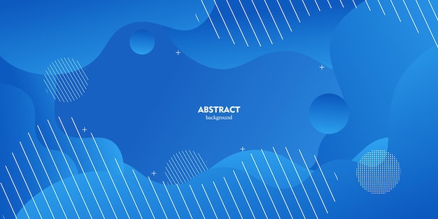 Dynamic Abstarct diseño de fondo geométrico de textura mínima en estilo 3D con color de gradiente azul