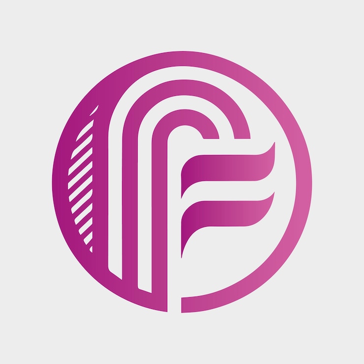 Vector e letra logo gradiente diseño colorido ilustración plantilla de logo diseño letra plana e vectores de logotipo