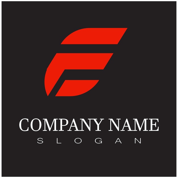 E Letter Logo Business Vector y diseño de símbolos