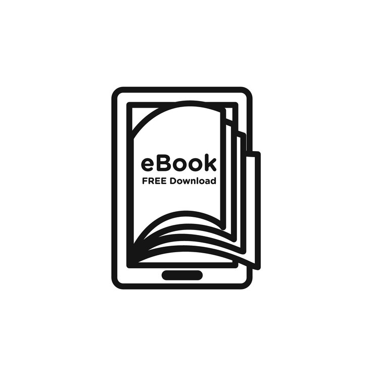 Vector e libro descarga icono colección de conjuntos vectoriales para la web
