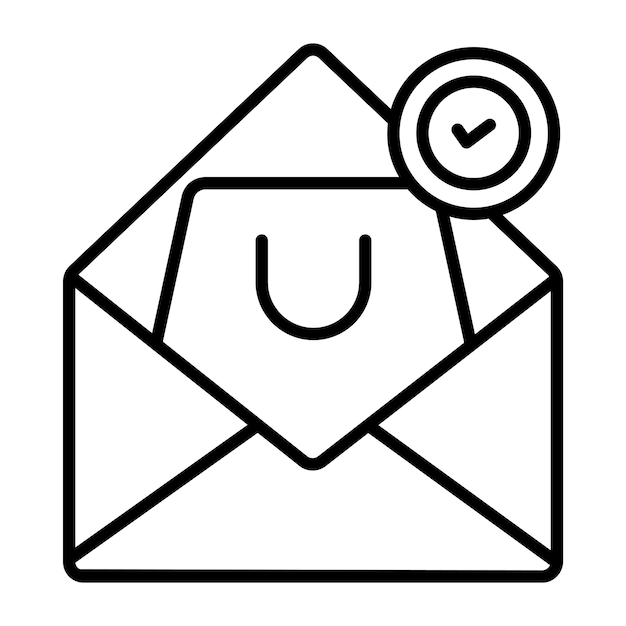 e-mail compras conceptos modernos de diseño ilustración vectorial