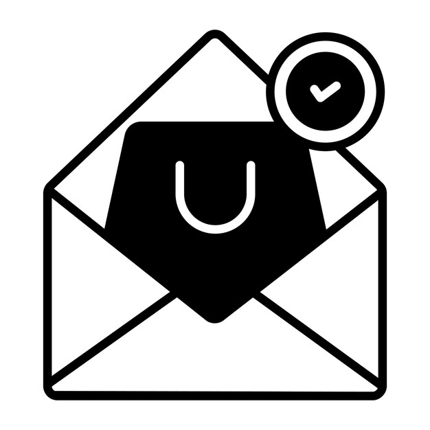 e-mail compras conceptos modernos de diseño ilustración vectorial