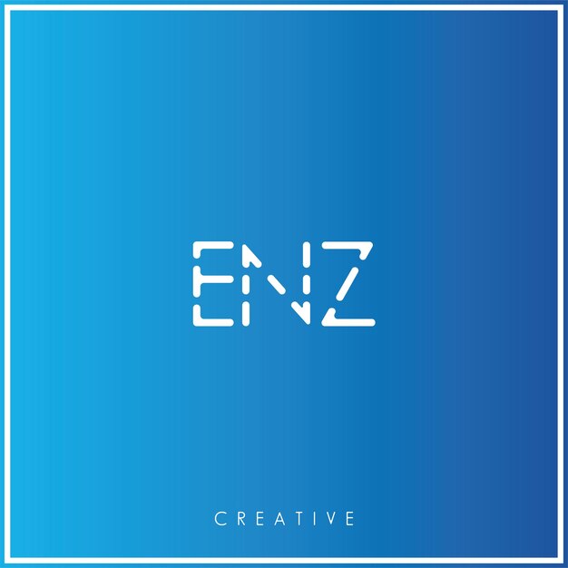E Vector premium último diseño de logotipo Diseño creativo de logotipo Ilustración vectorial Logotipo mínimo Monograma
