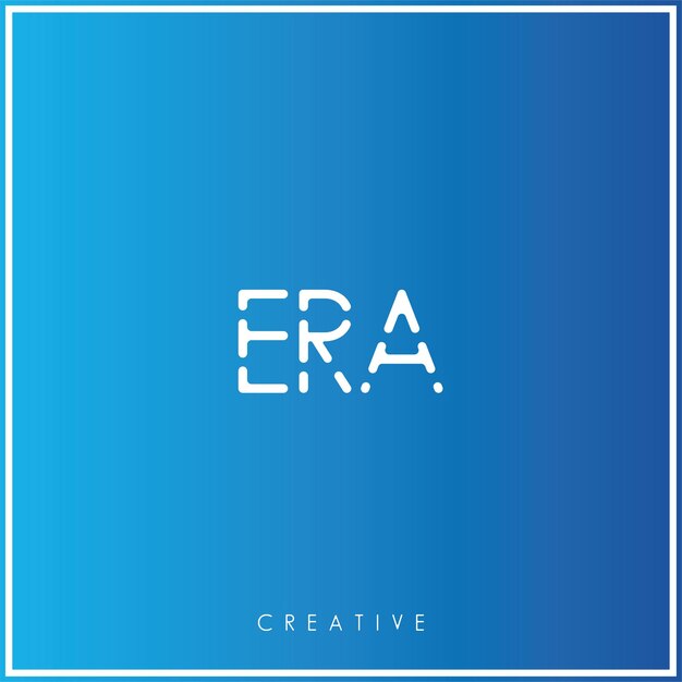 E Vector premium último diseño de logotipo Diseño creativo de logotipo Ilustración vectorial Logotipo mínimo Monograma