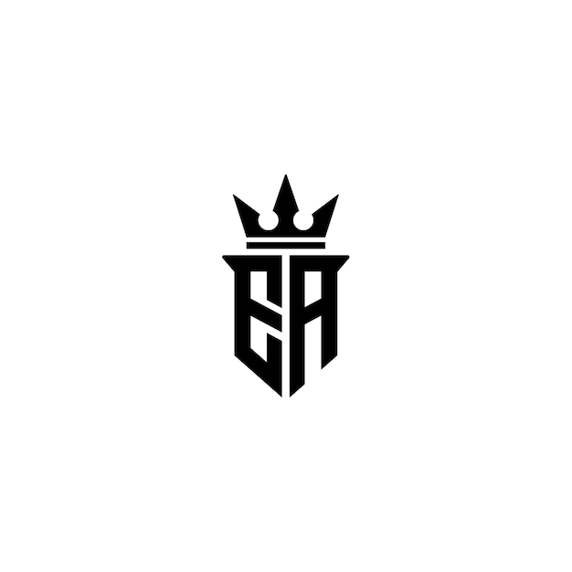 EA monograma logotipo diseño carta texto nombre símbolo monocromo logotipo alfabeto carácter simple logotipo