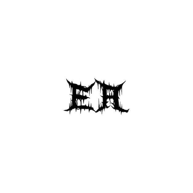 EA monograma logotipo diseño carta texto nombre símbolo monocromo logotipo alfabeto carácter simple logotipo