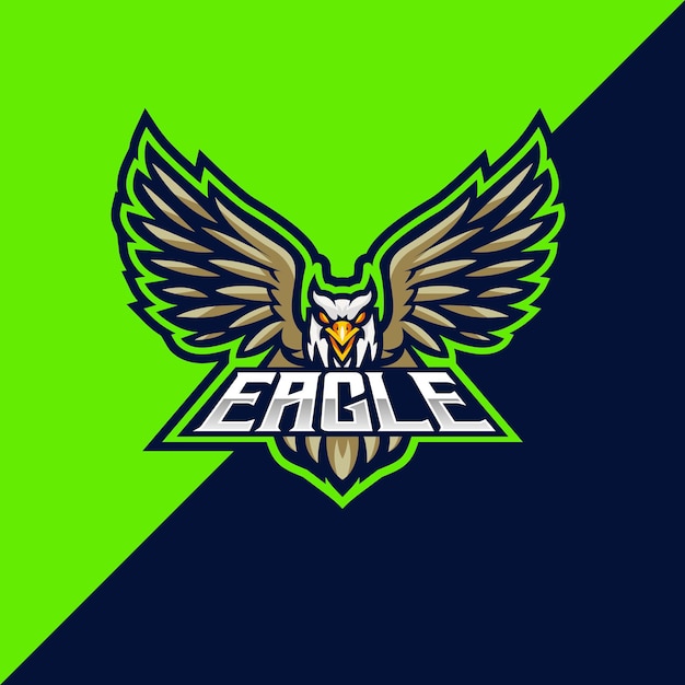 Eagle esport y logo deportivo