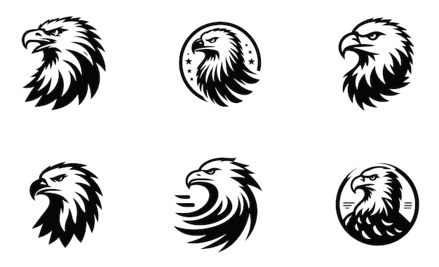 Eagle Head Logos and Icons