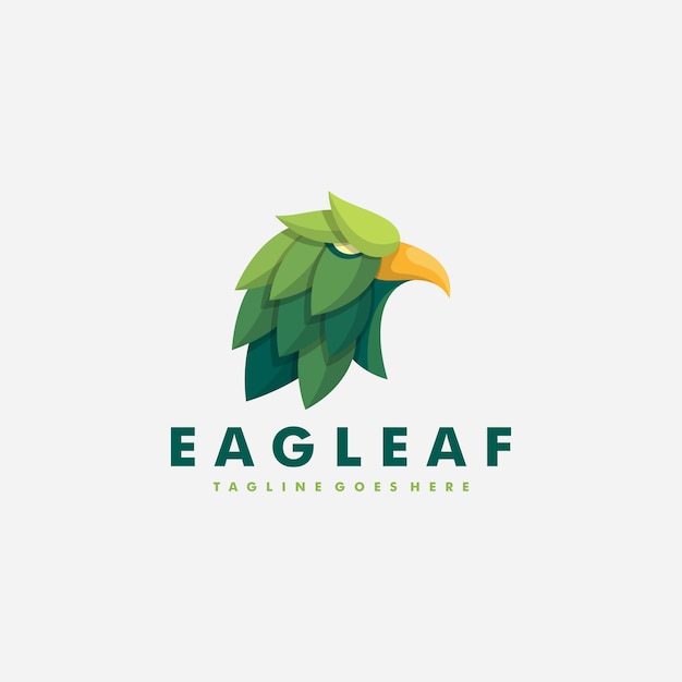 Eagle Leaf ilustración vectorial plantilla de diseño