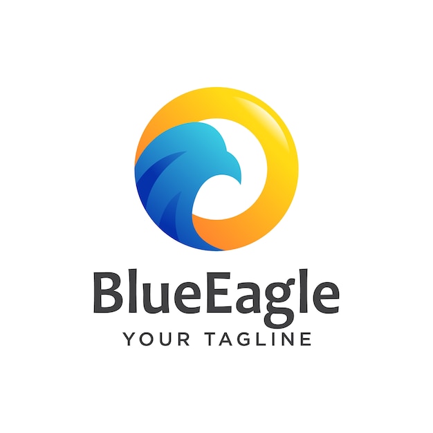 Eagle logo moderno simple