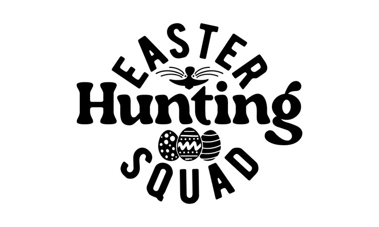 Vector easter gracioso svg ilustración vectorial imprimible datos de corte de vacaciones cricutsilhouettepnghappy easter