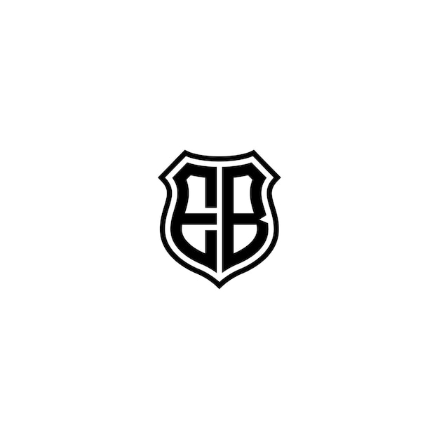 EB monograma logotipo diseño carta texto nombre símbolo monocromo logotipo alfabeto carácter simple logotipo