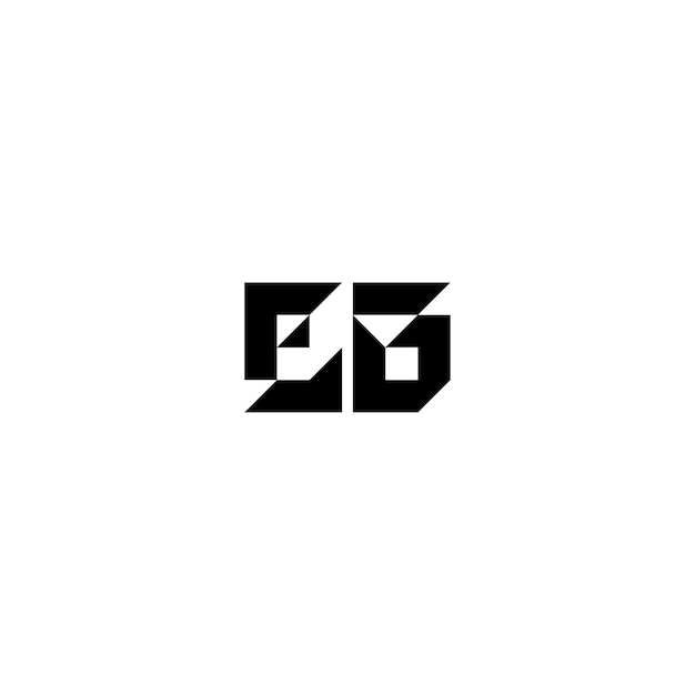 EB monograma logotipo diseño carta texto nombre símbolo monocromo logotipo alfabeto carácter simple logotipo