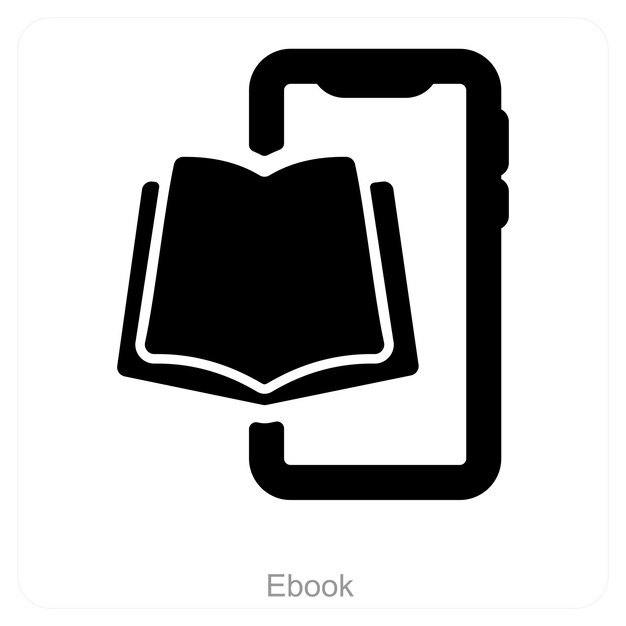 Ebook y el concepto de icono de la educación