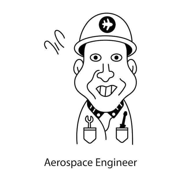 Echa un vistazo al avatar de un ingeniero aeroespacial