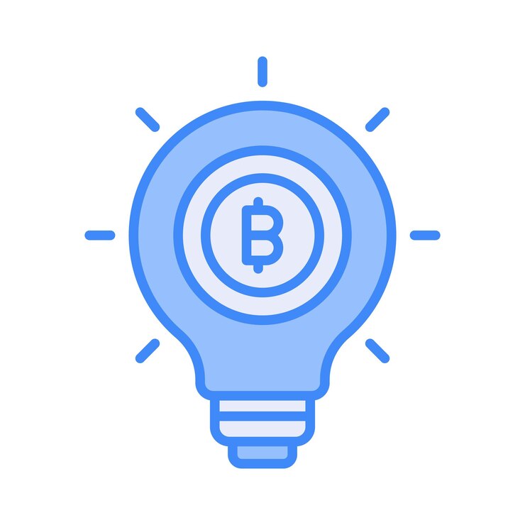 Vector echa un vistazo al diseño vectorial elegante de bitcoin idea en estilo moderno