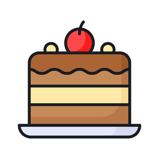 Echa un vistazo a este delicioso pastel con sabor a chocolate y cereza.