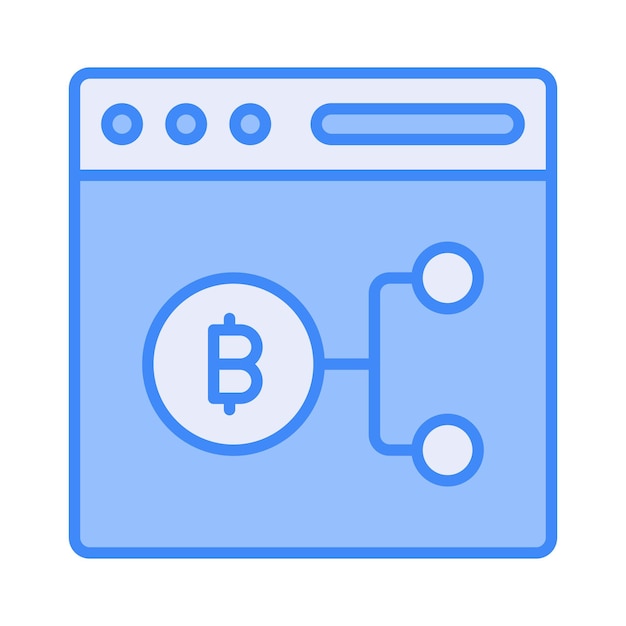 Echa un vistazo a este diseño vectorial de sitio web de bitcoin creativamente diseñado