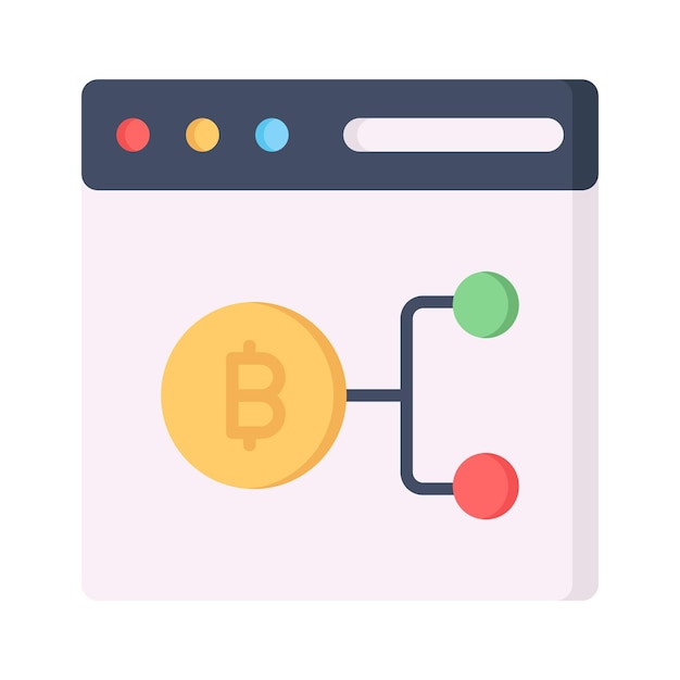 Echa un vistazo a este diseño vectorial de sitio web de bitcoin creativamente diseñado