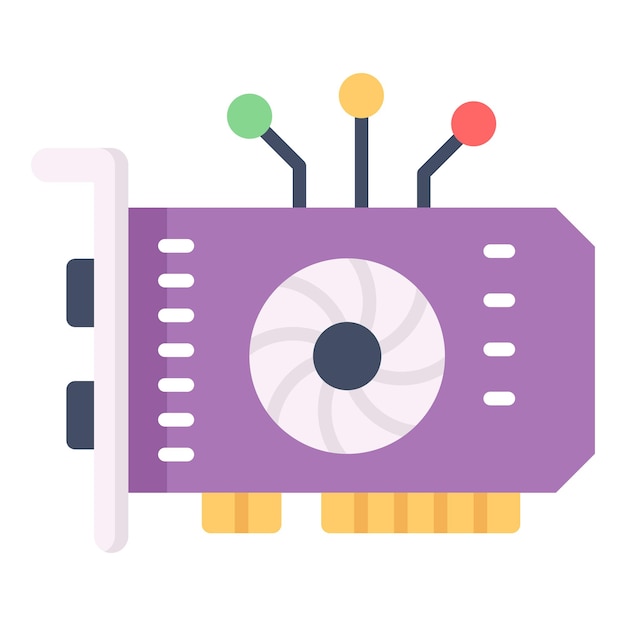 Echa un vistazo a este hermoso icono de la minería gpu vector personalizable