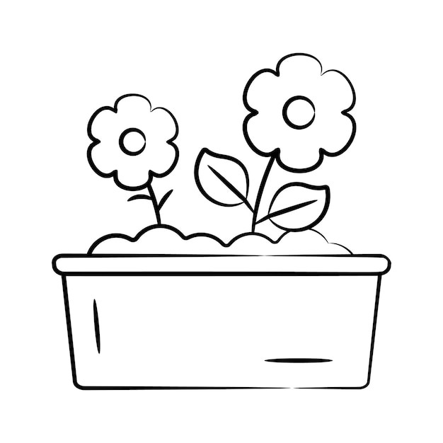 Echa un vistazo a este icono de moda del lecho de flores