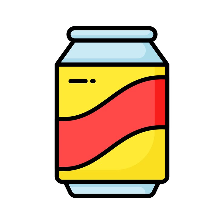 Vector echa un vistazo a este icono premium de lata de refresco vector de lata de soda