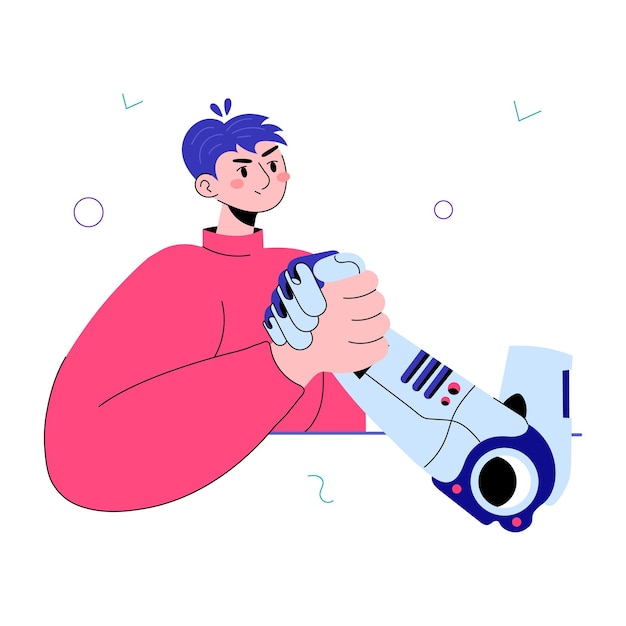 Echa un vistazo a la mini ilustración de la interacción de la IA